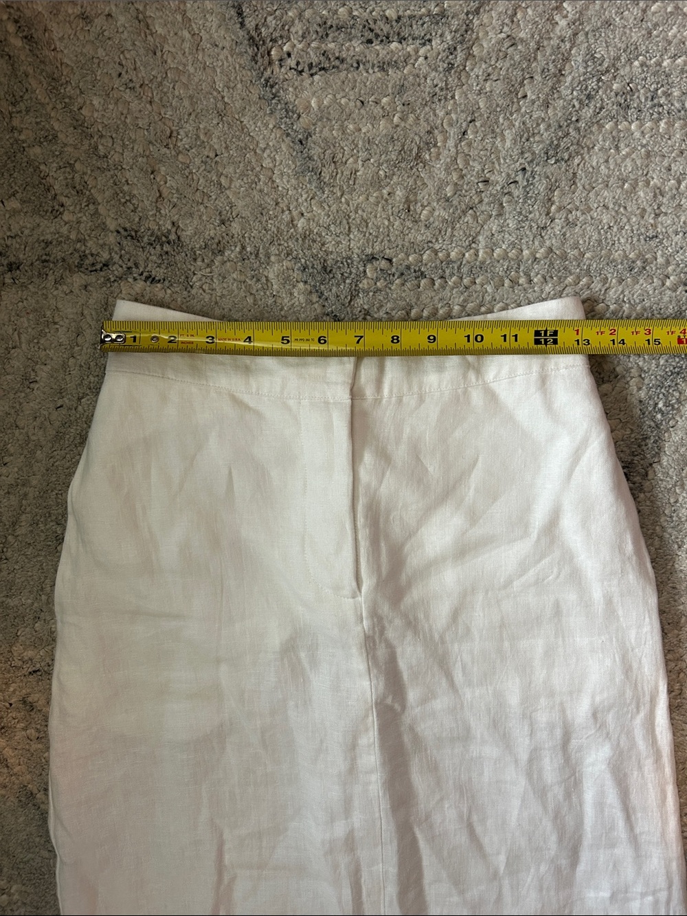 Faithful The Brand White Nelli Linen Maxi Skirt XS - Picture 12 of 14